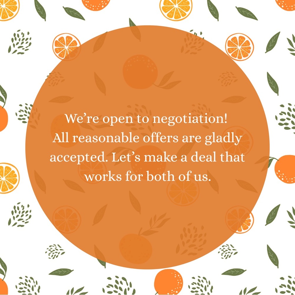 🍊 All Reasonable Offers Welcome 🍊